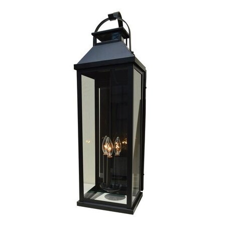 Arroyo Craftsman 7" Canterbury Long Body Wallmount, Slate, Tan Glass CAB-7LTN-S